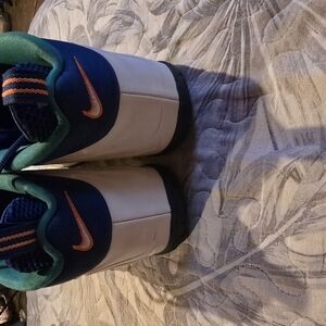 Nike Blue and White Athletic Sneakers